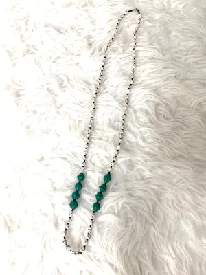 31 Bits Green Single Strand Necklace