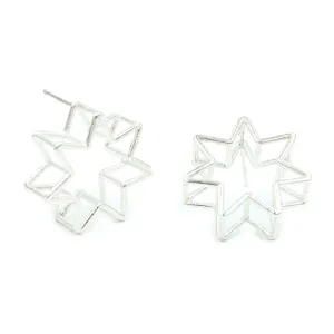 3D 7 Point Star Studs