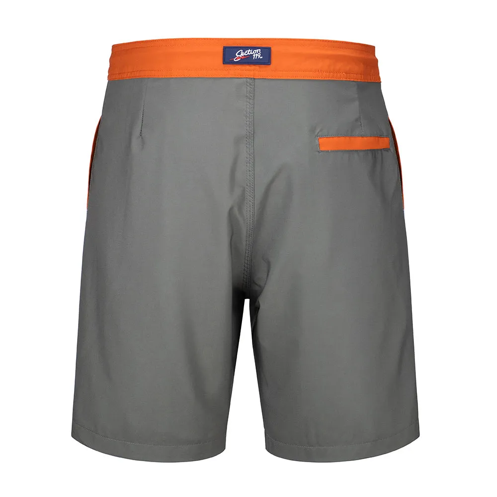 Allman Brothers Band | Peach on Grey | Board Shorts