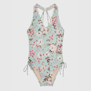 Aqua Blu Pre-Teens Cross Back One Piece AG2163PR - Primrose Multi