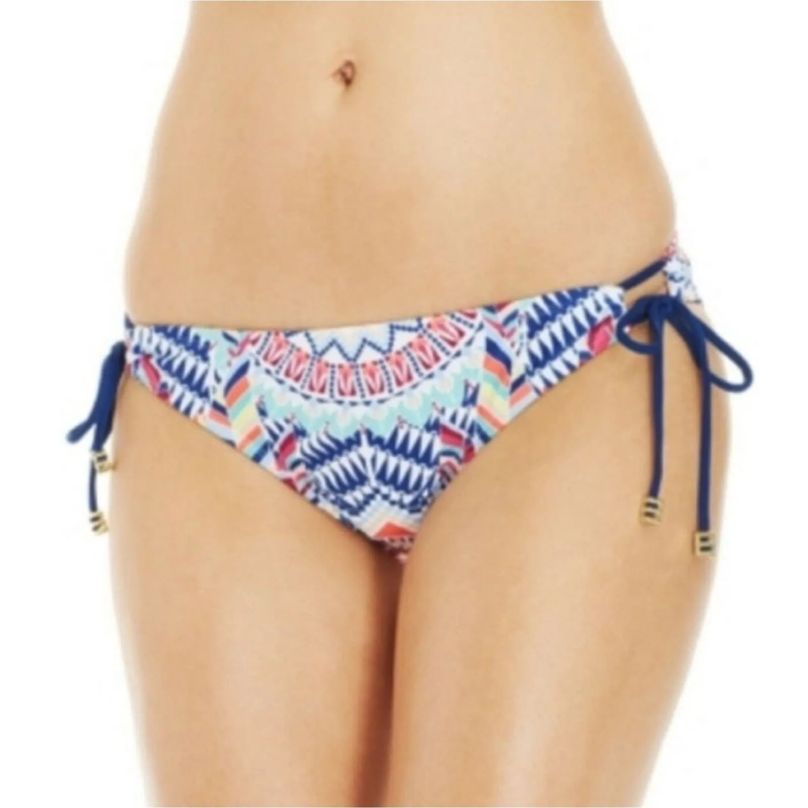 Bar III Talula Tunnel Tie Hipster Bikini Bottoms M