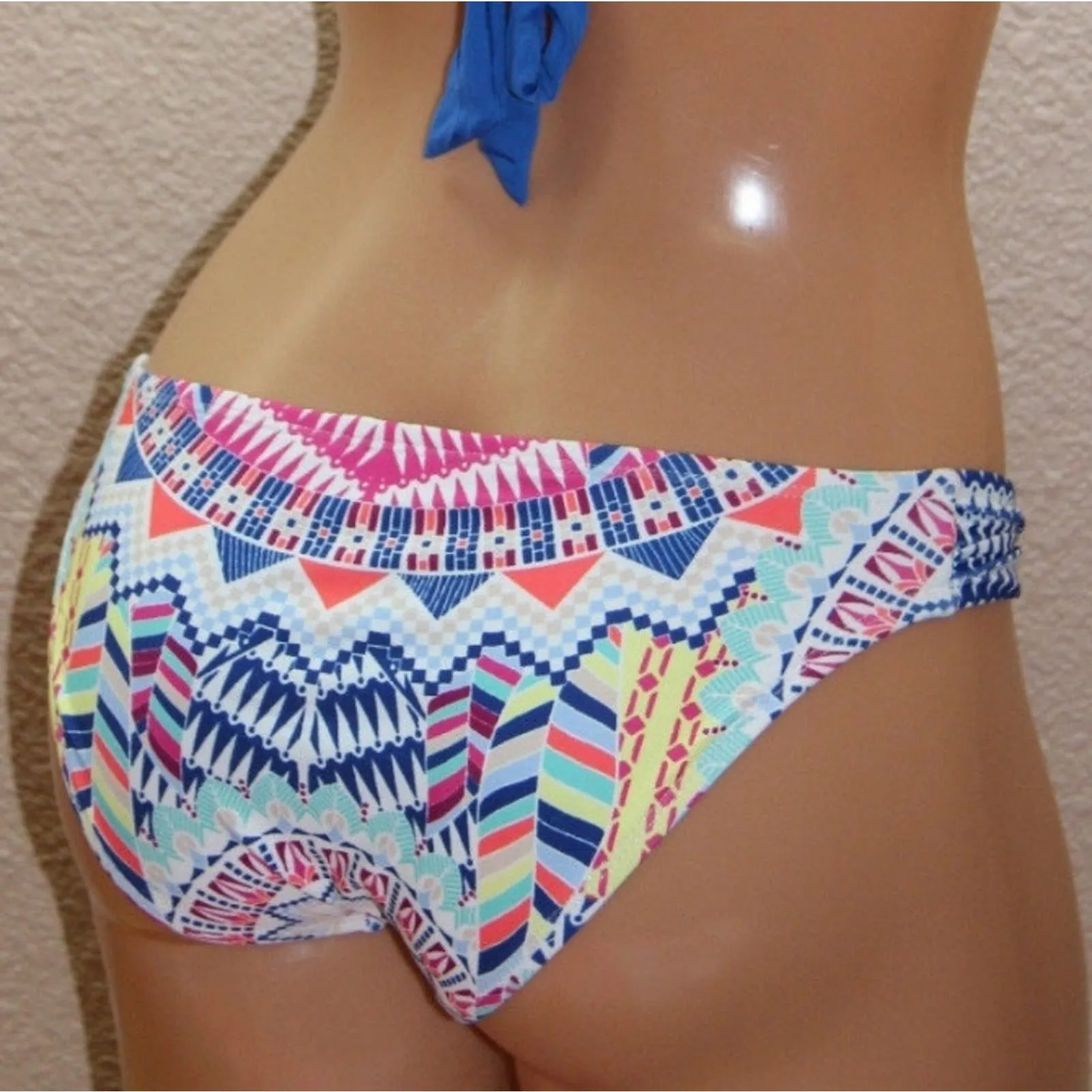 Bar III Talula Tunnel Tie Hipster Bikini Bottoms M