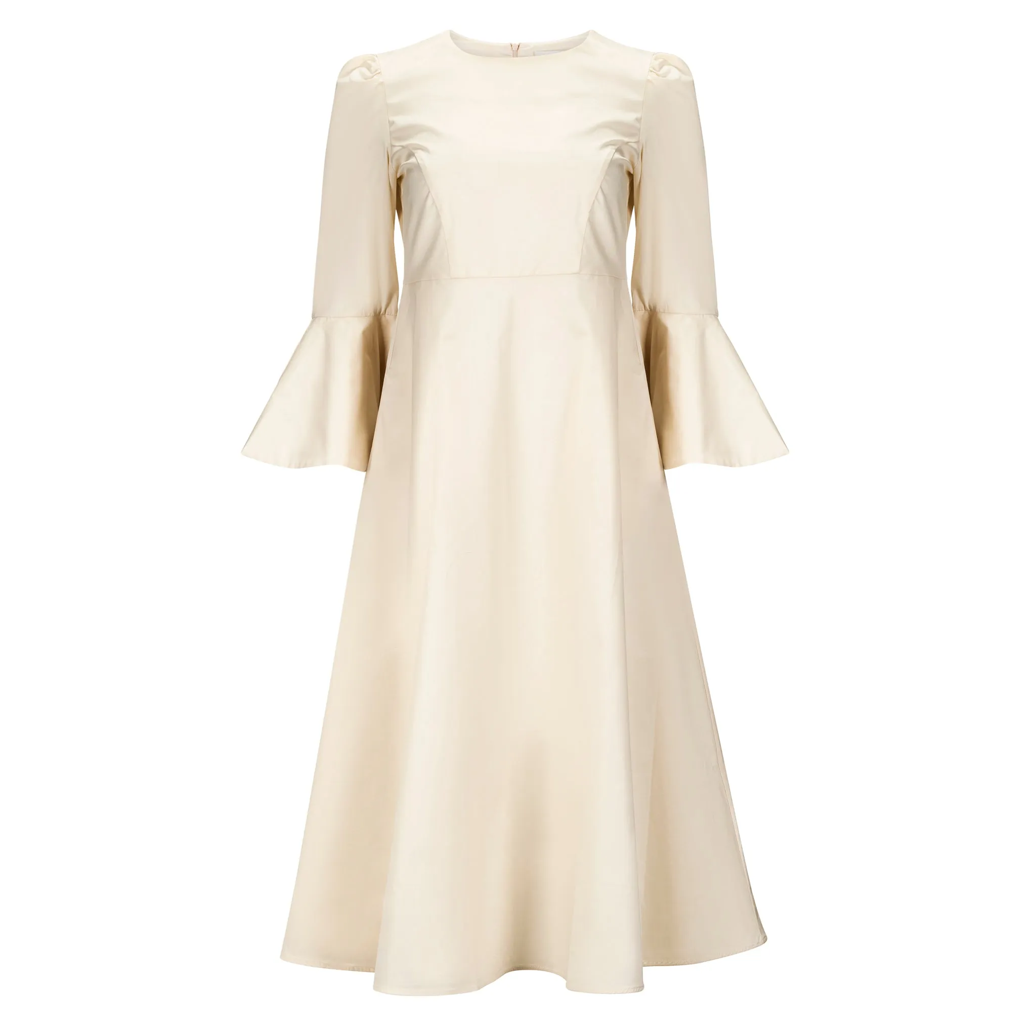 Bell Sleeve Dress - Cream