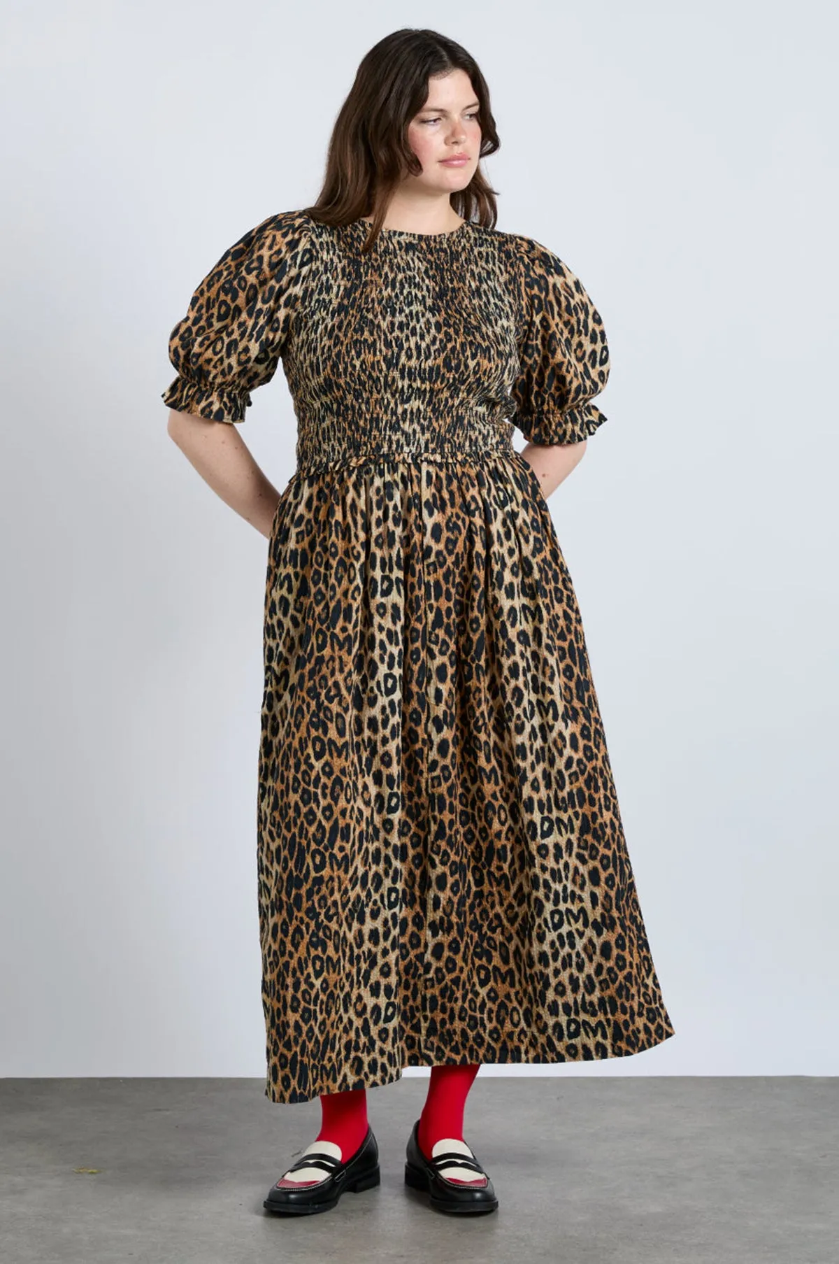 Bluebelle Midi Dress Leopard