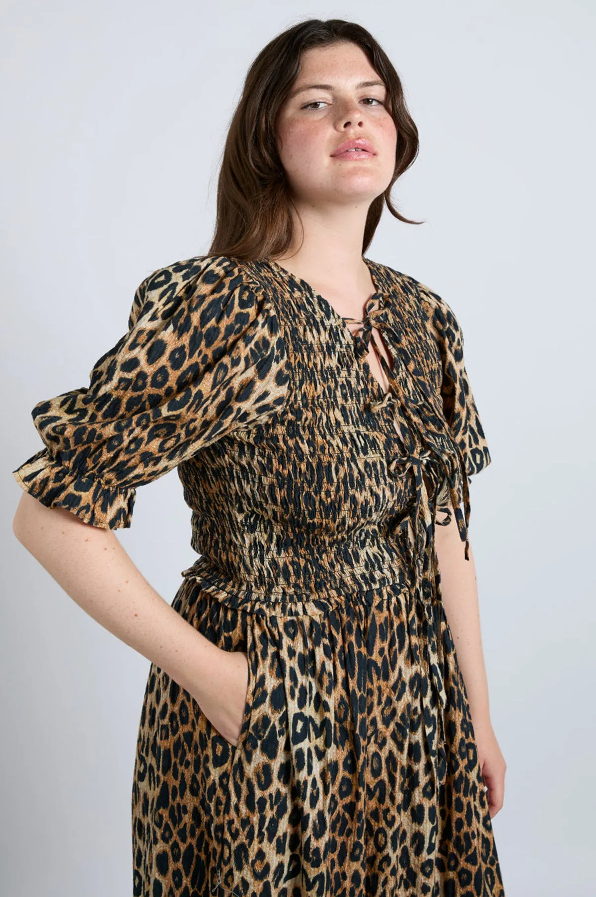 Bluebelle Midi Dress Leopard