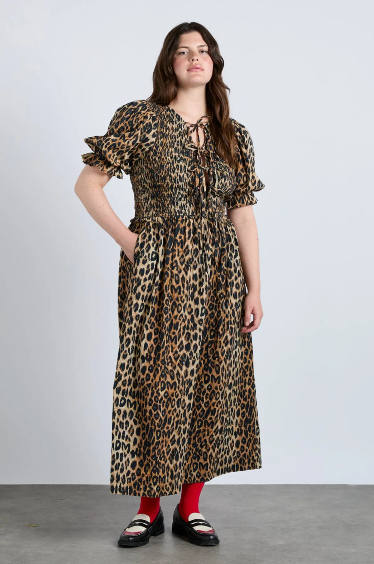 Bluebelle Midi Dress Leopard