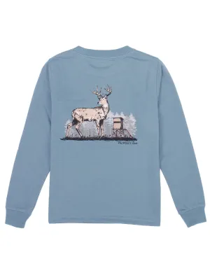 Boys Deer Season LS, Steel Blue