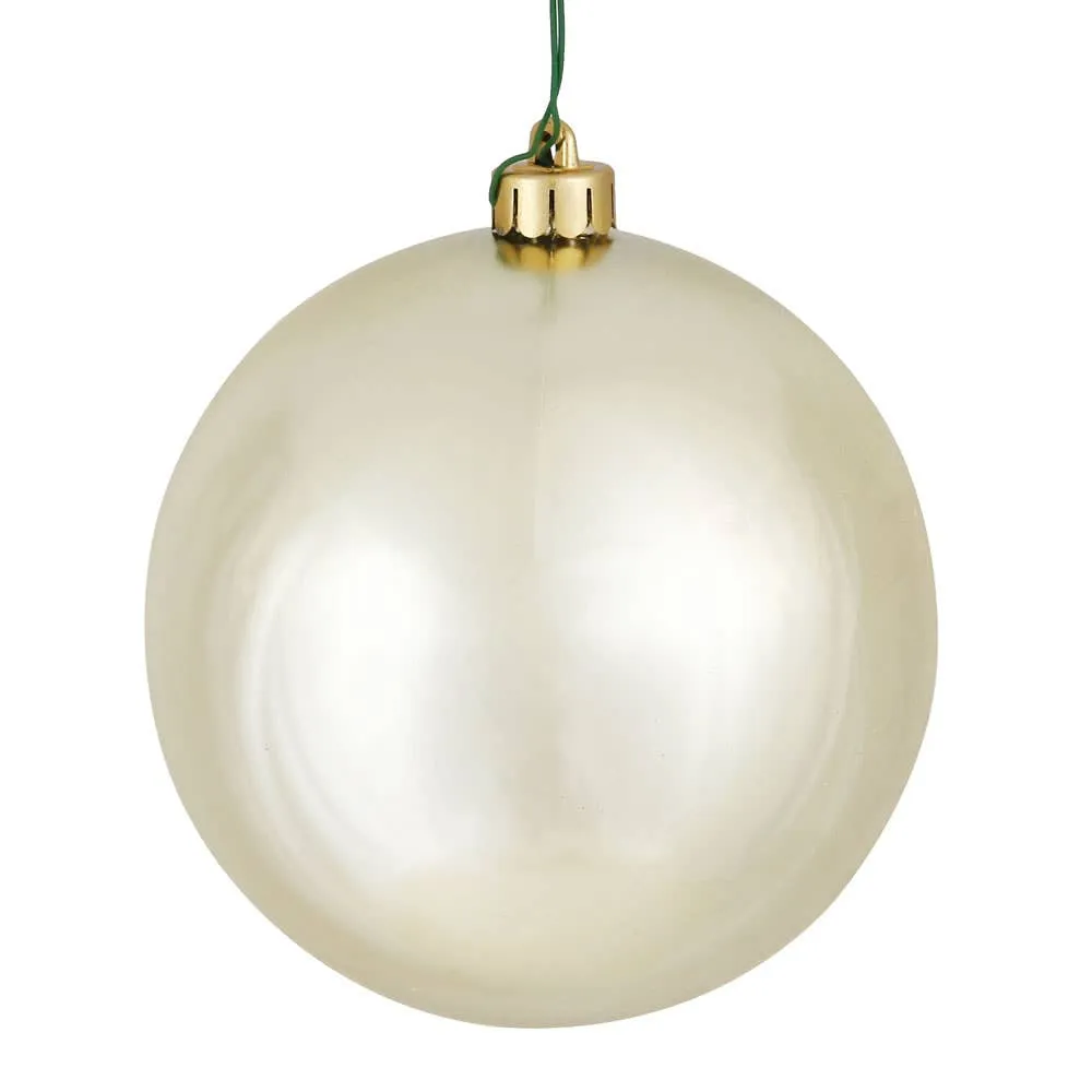 Champagne Shiny Ball Ornament