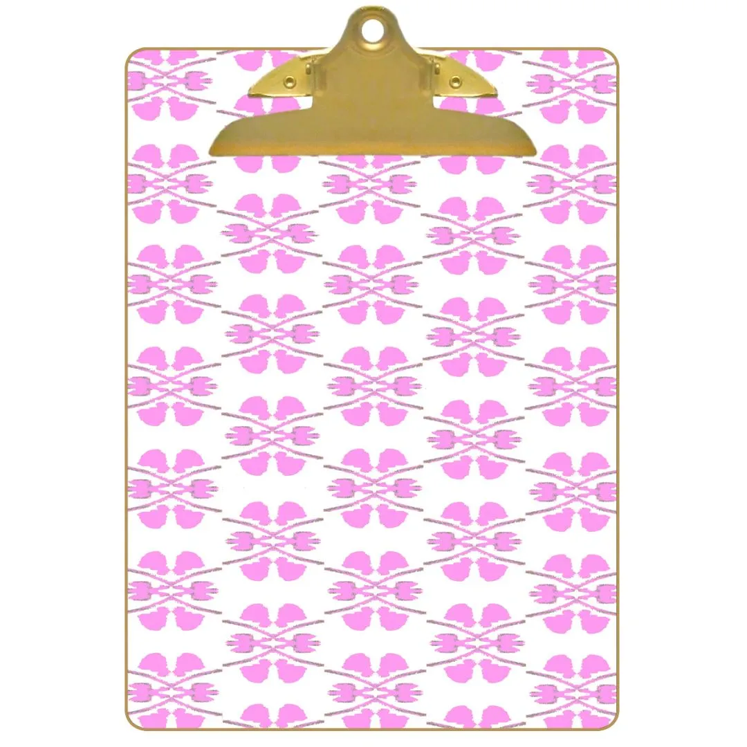 Clover Pink Clipboard