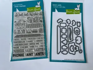 Crazy antics stamp & die by Lawn Fawn