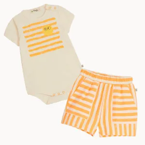 CREEK & COLEY SET 3421-Orange Stripe