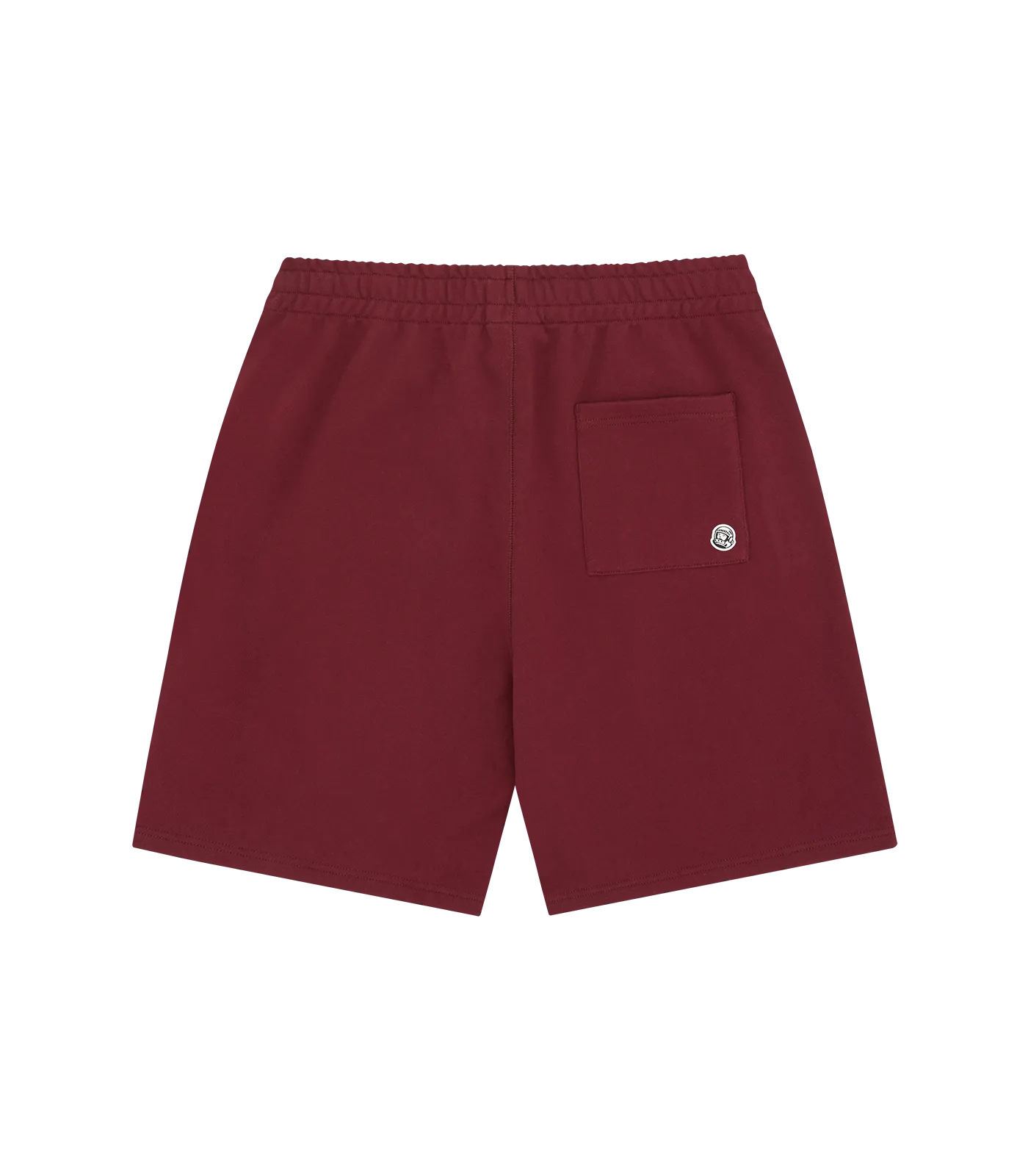 CREST LOGO SWEAT SHORTS - BURGUNDY