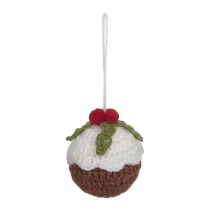 Crochet Christmas Pudding Decoration