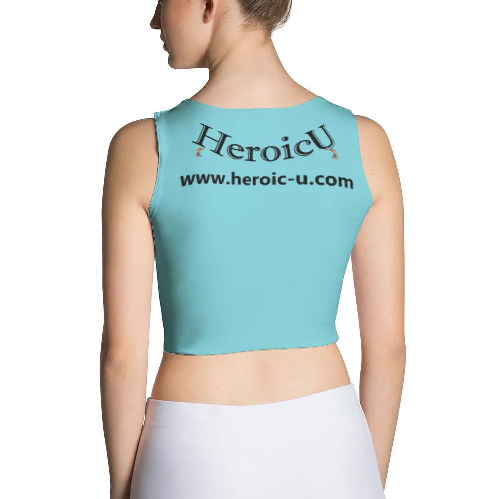 Crop Top Awesome Robin Egg Blue