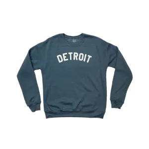 Detroit Crewneck Sweatshirt / Heathered Indigo