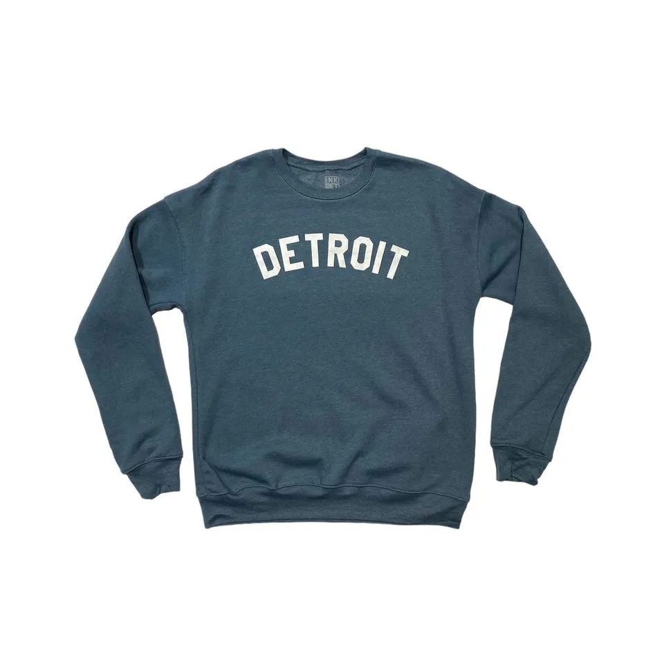 Detroit Crewneck Sweatshirt / Heathered Indigo