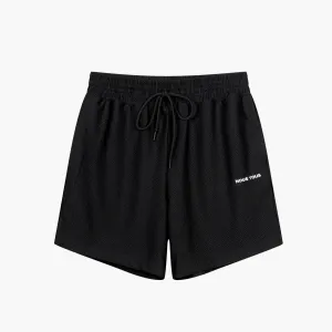 DRIP MESH SHORTS CZARNY