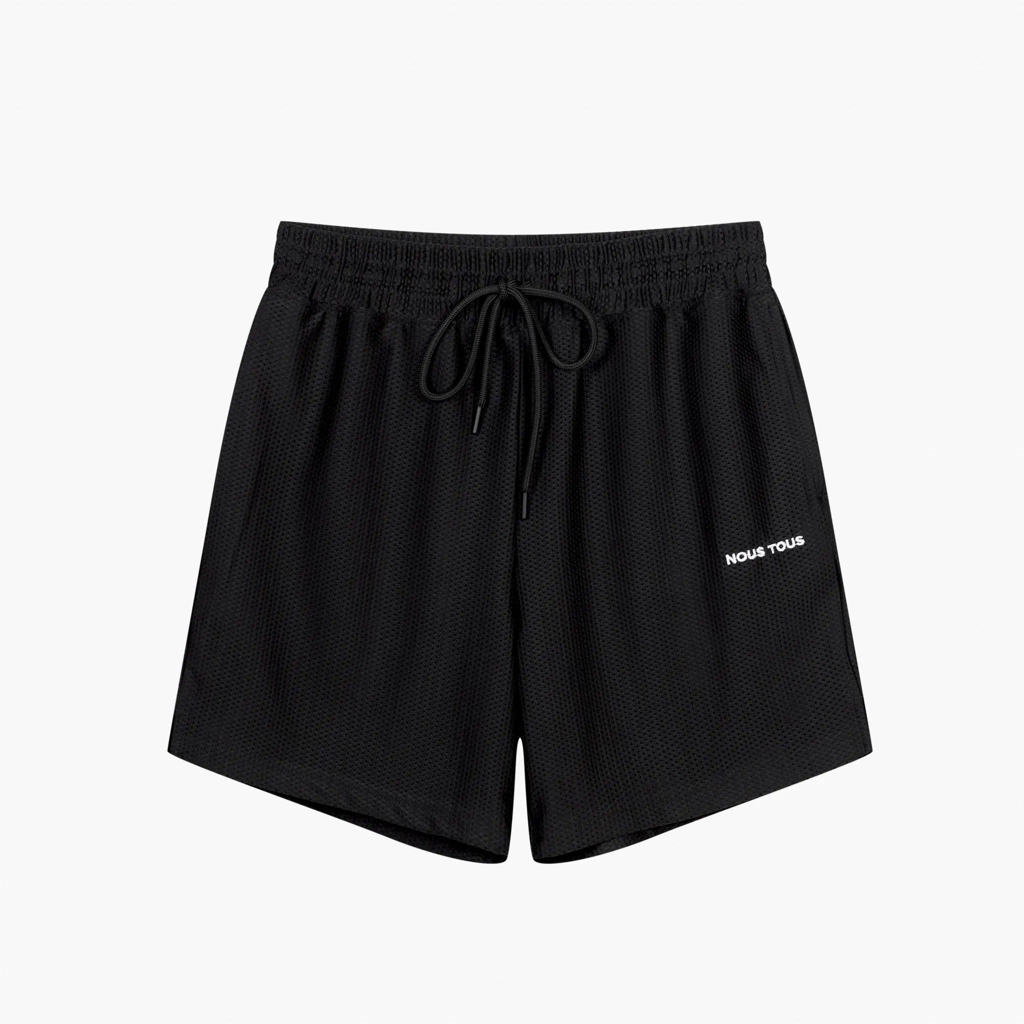 DRIP MESH SHORTS CZARNY