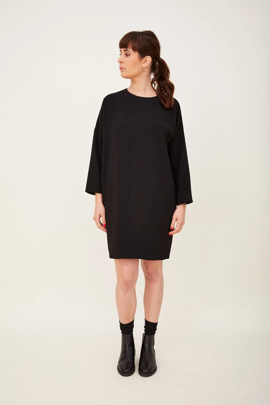 Dropped Sleeve Cocoon Dress