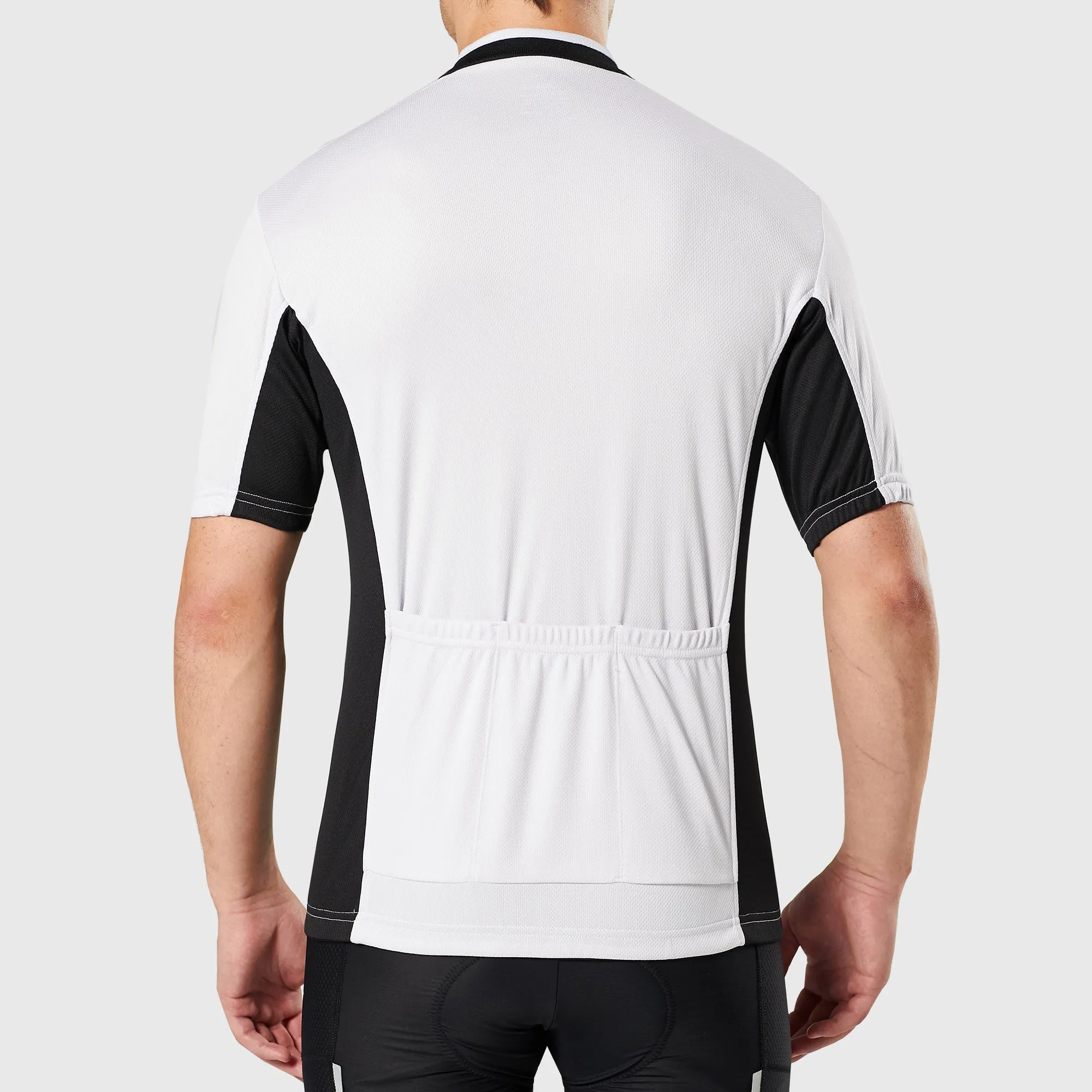 Fdx Vertex White Men's & Boy's Short Sleeve Summer Cycling Jersey