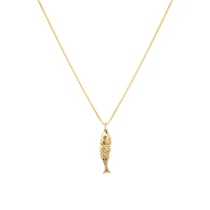 Fish Necklace | Emerald