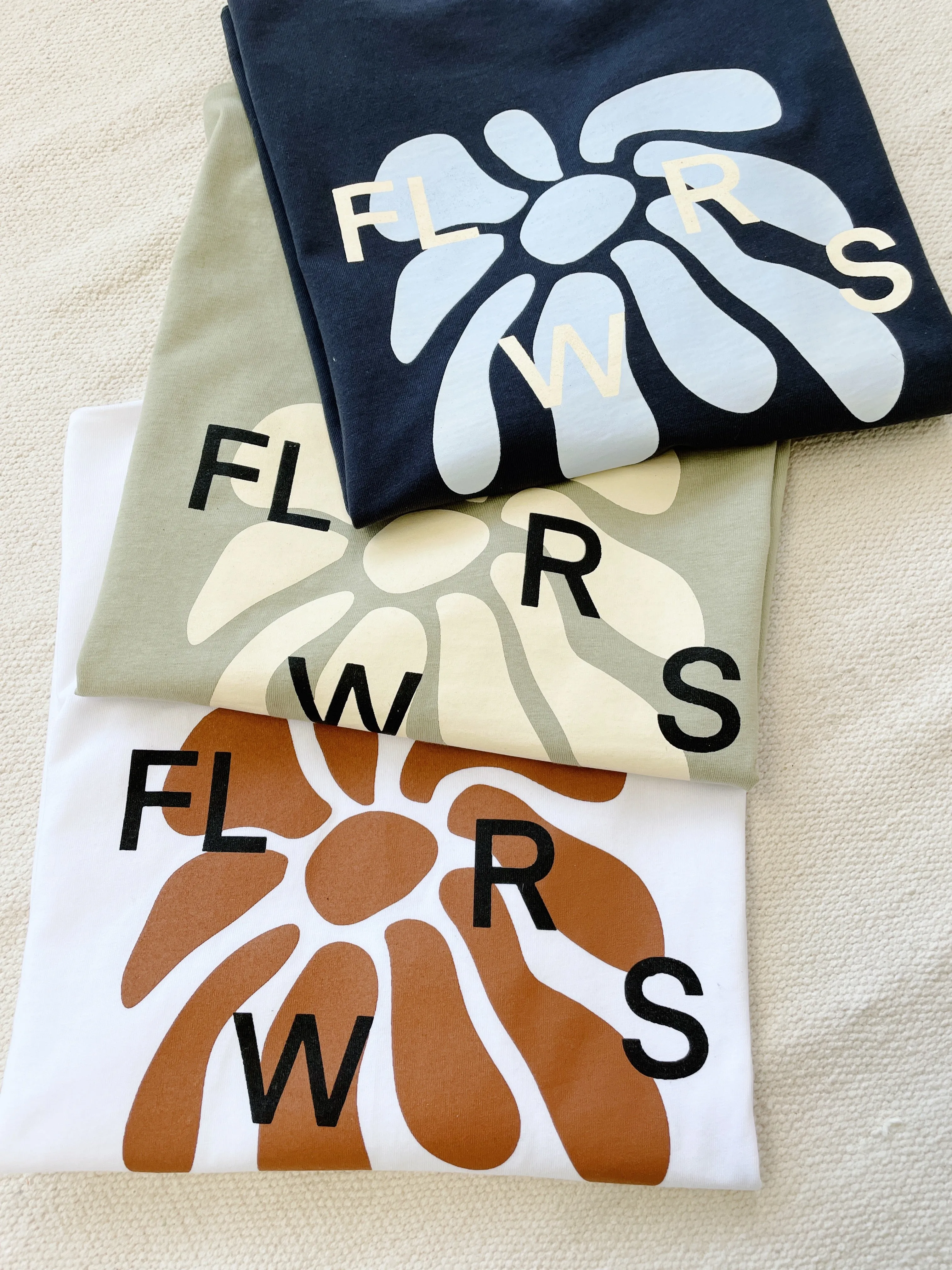 FLWRS Organic Boxy Tee - Sage