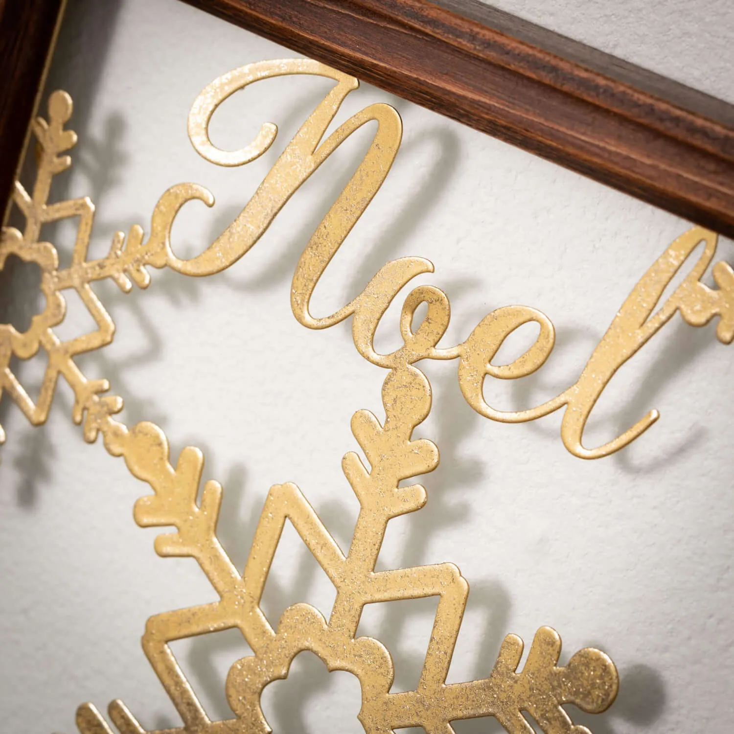 Framed Glass Joy-Noel Wall Art