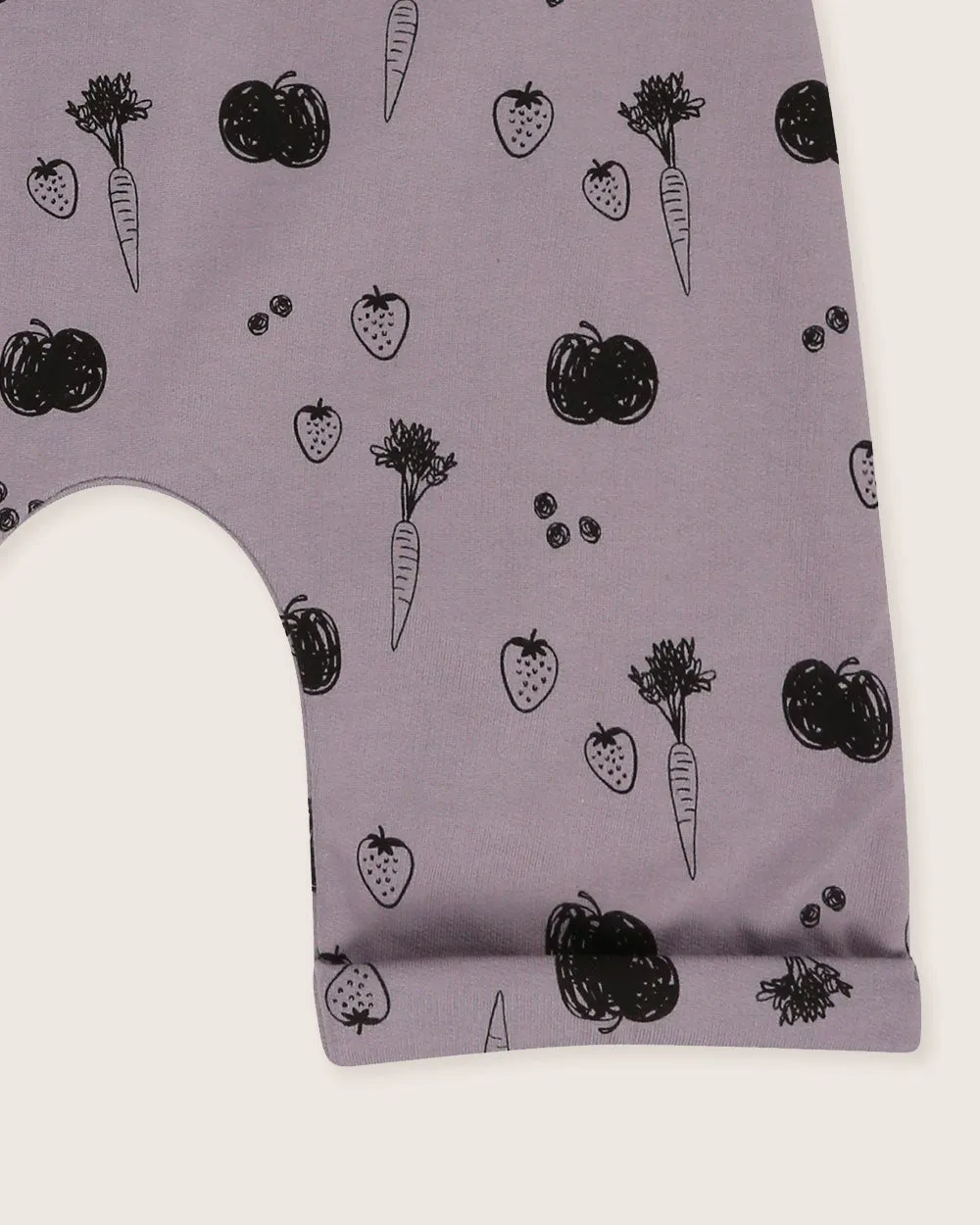 Fruity Print Shortie Dungarees