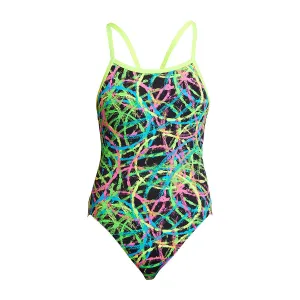 Funkita Girls Single Strap One Piece FS16G - Burnouts