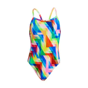 Funkita Girls Single Strap One Piece FS16G - Hazy Daze