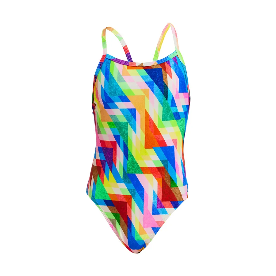 Funkita Girls Single Strap One Piece FS16G - Hazy Daze