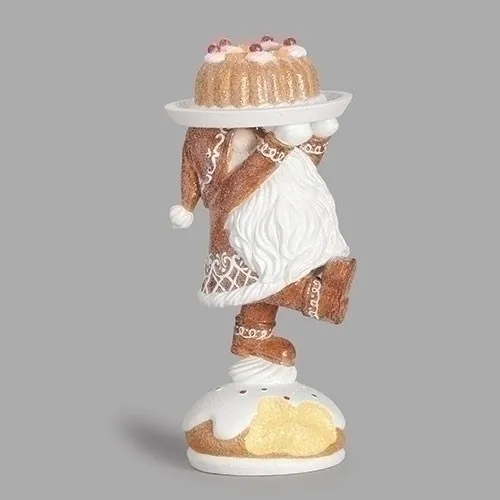 Gingerbread Gnome Standing on Cake for Just Jill