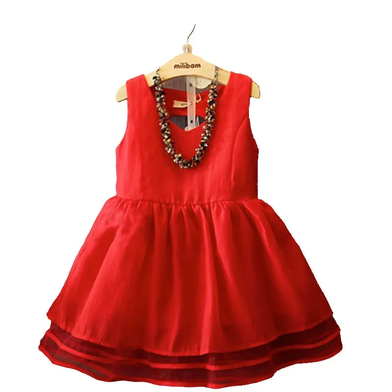 Girls Layered Party Dress - ONLY 5 LEFT !!!