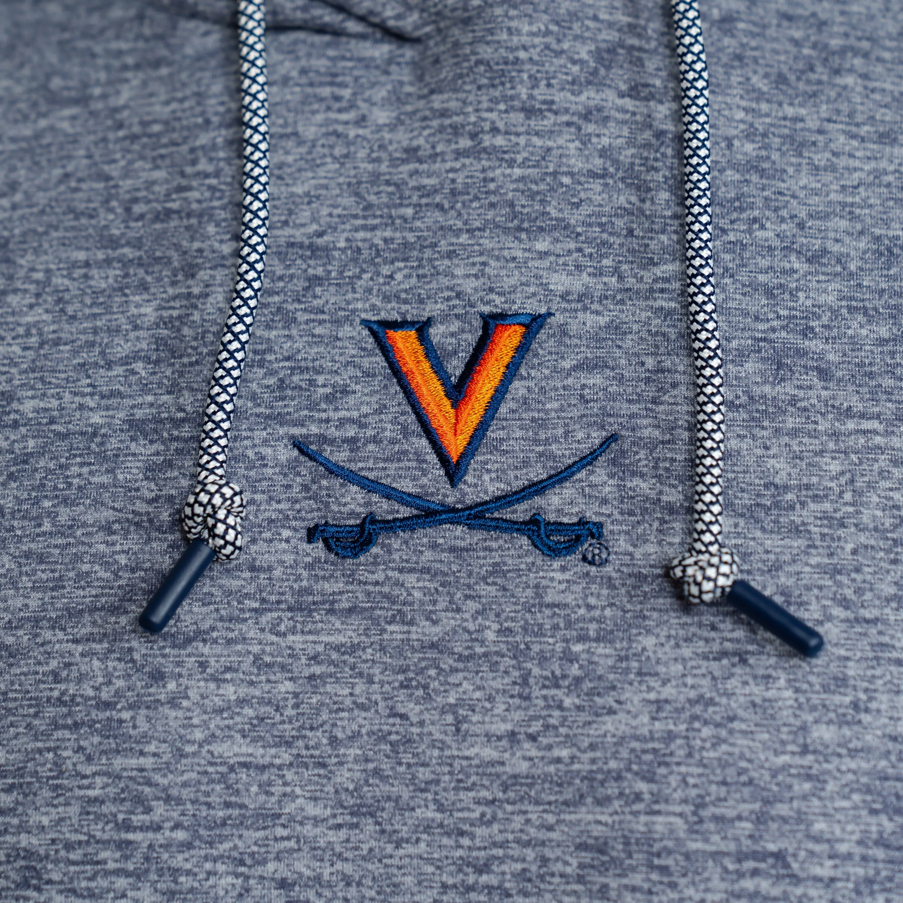 Hesi Collegiate Hoodie - UVA | Heather - Steel Grey/White - UVA - 1