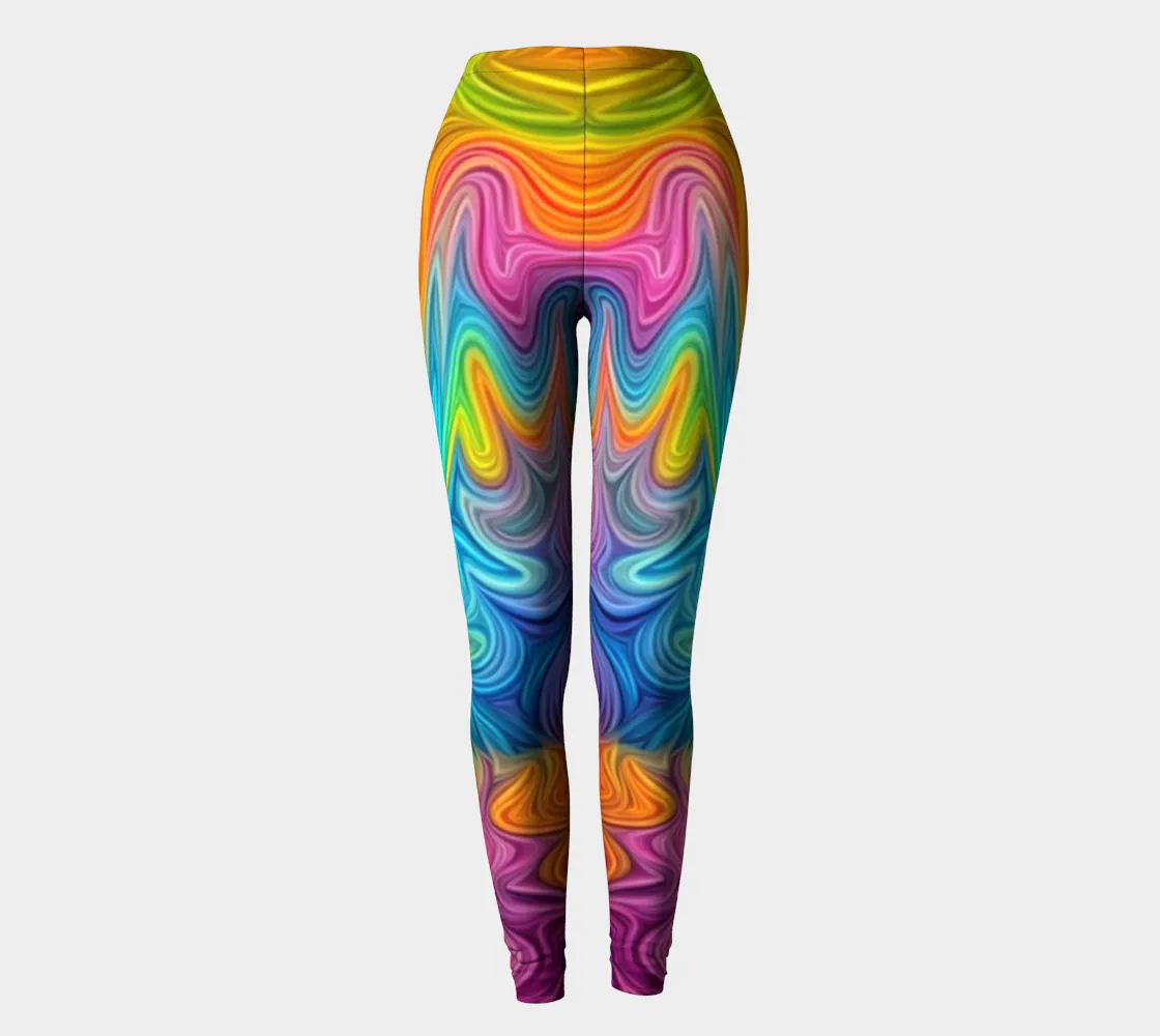 HIPPIELIFE LEGGINGS | ARTFOOL X ACIDMATH AI