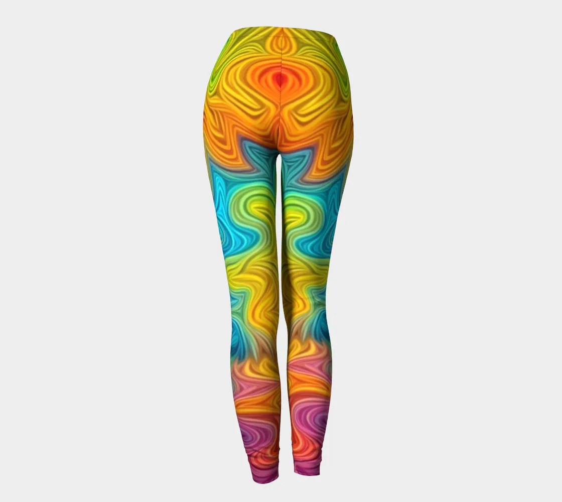 HIPPIELIFE LEGGINGS | ARTFOOL X ACIDMATH AI