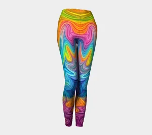 HIPPIELIFE LEGGINGS | ARTFOOL X ACIDMATH AI