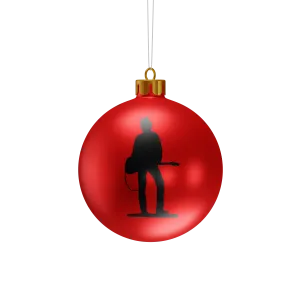 Joe Strummer Red Holiday Ornament