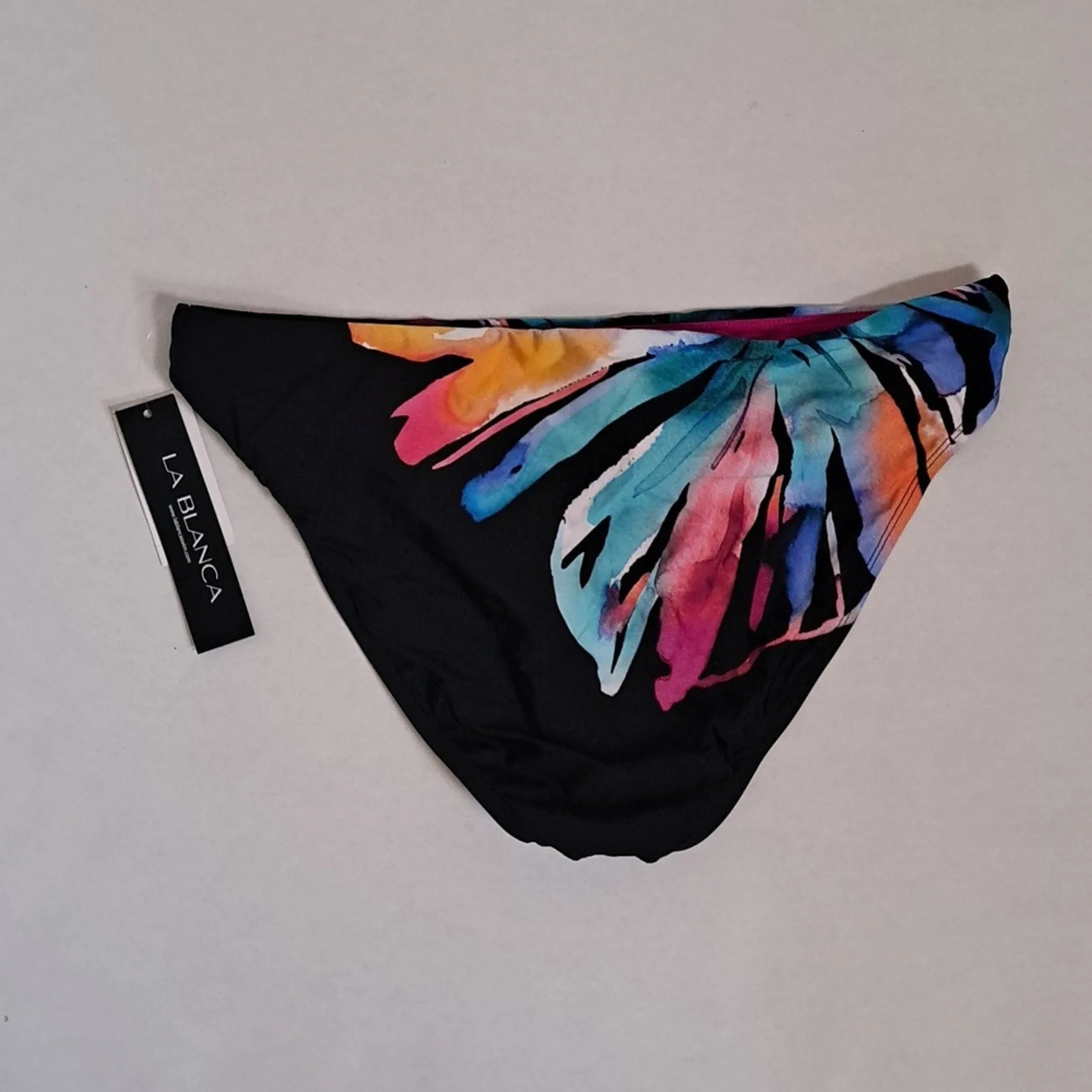 La Blanca Prism Palm Hipster Bikini Swim Bottoms