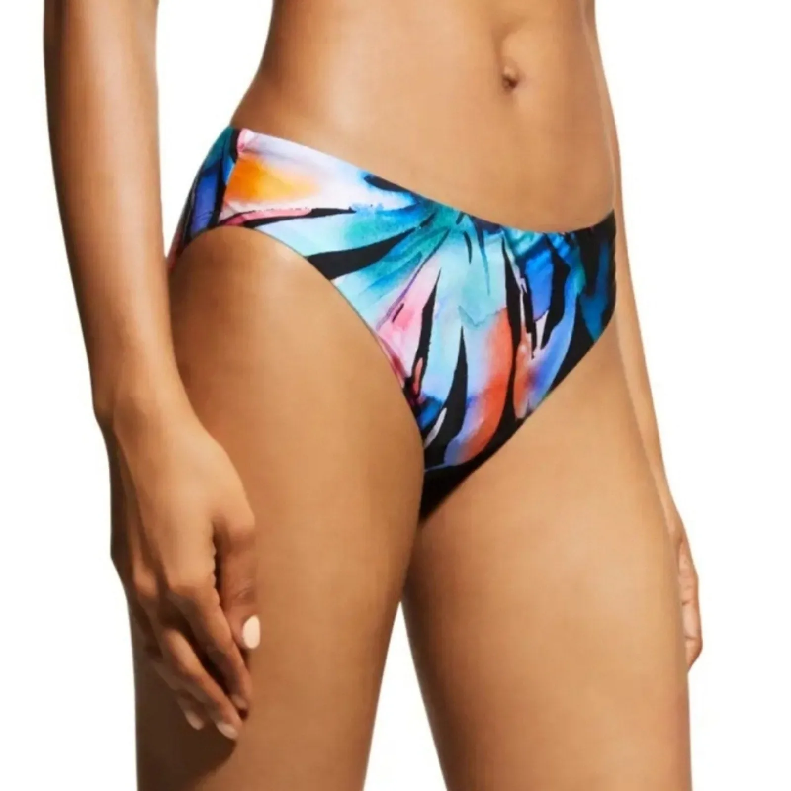 La Blanca Prism Palm Hipster Bikini Swim Bottoms