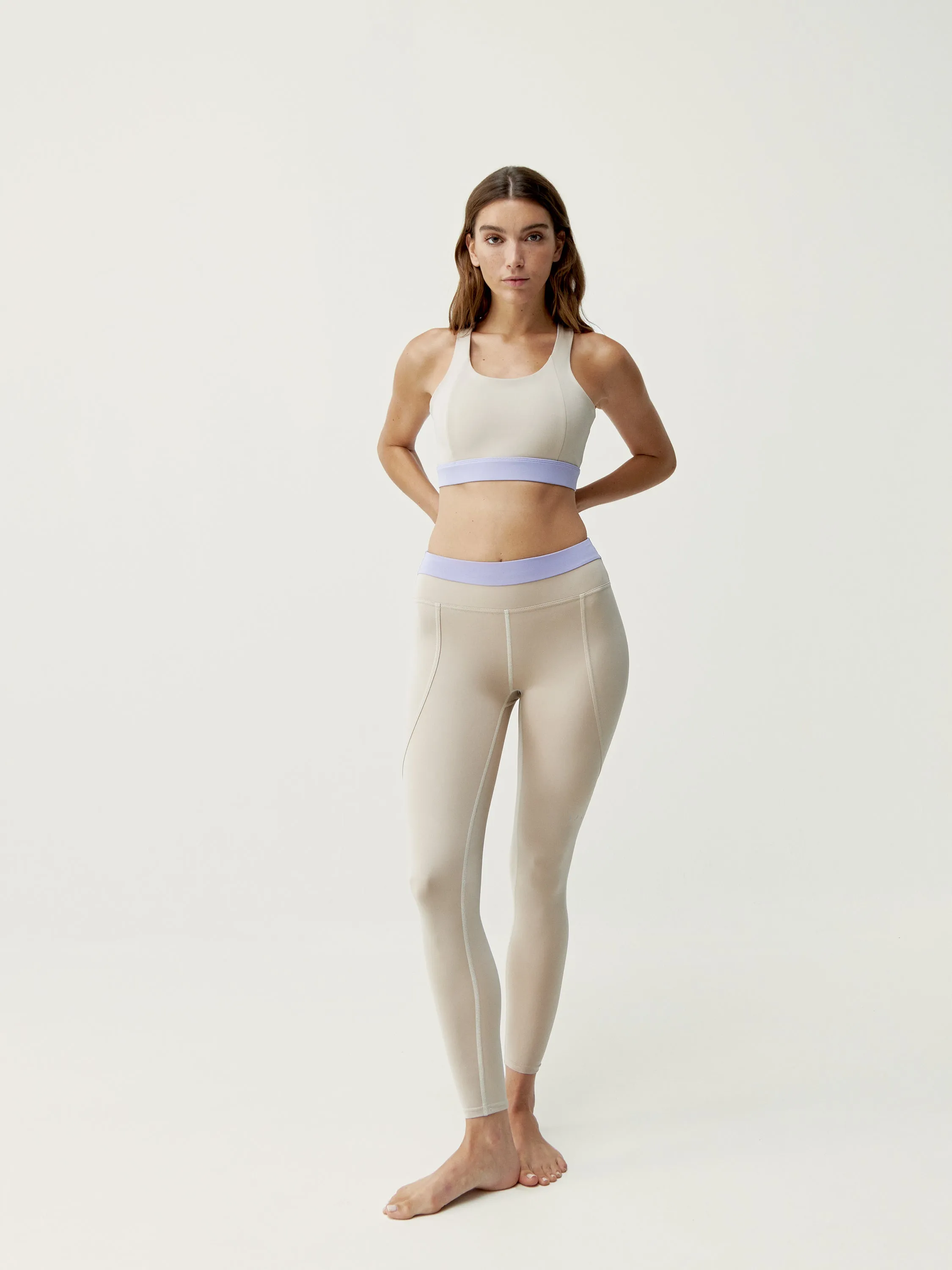 Legging Navani - Tan/Lavande Vif