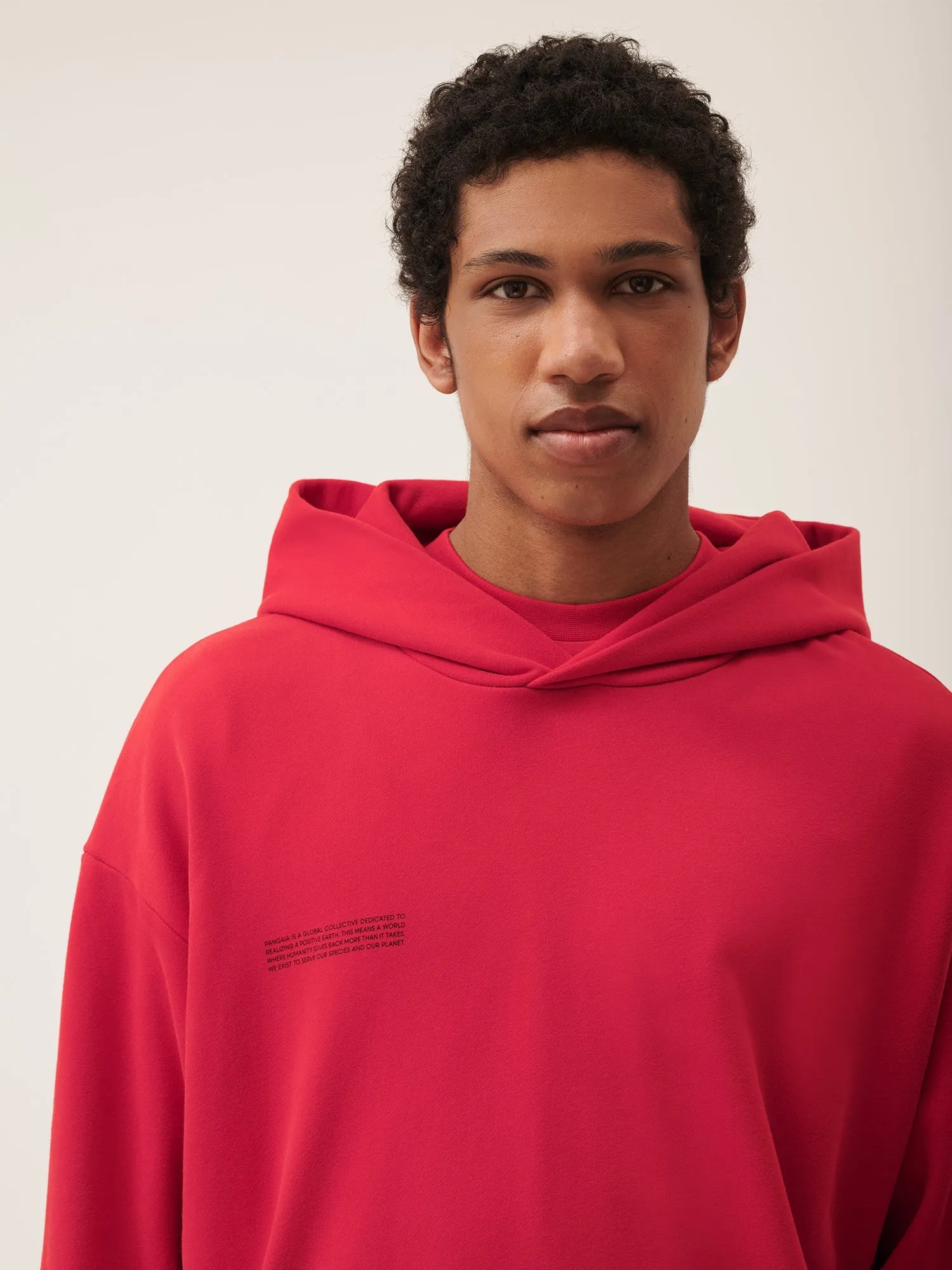 Mens 365 Midweight Hoodie—Goji berry red