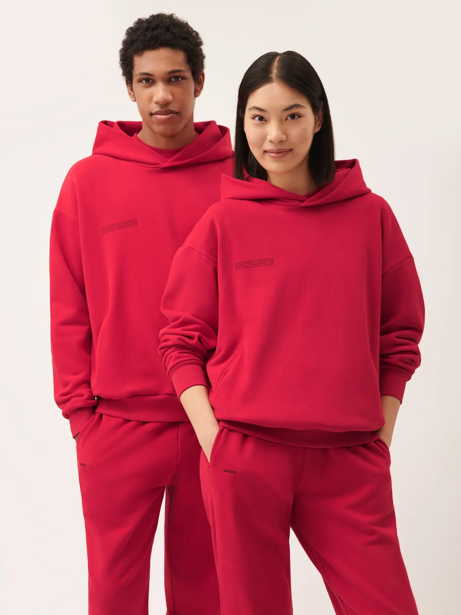 Mens 365 Midweight Hoodie—Goji berry red