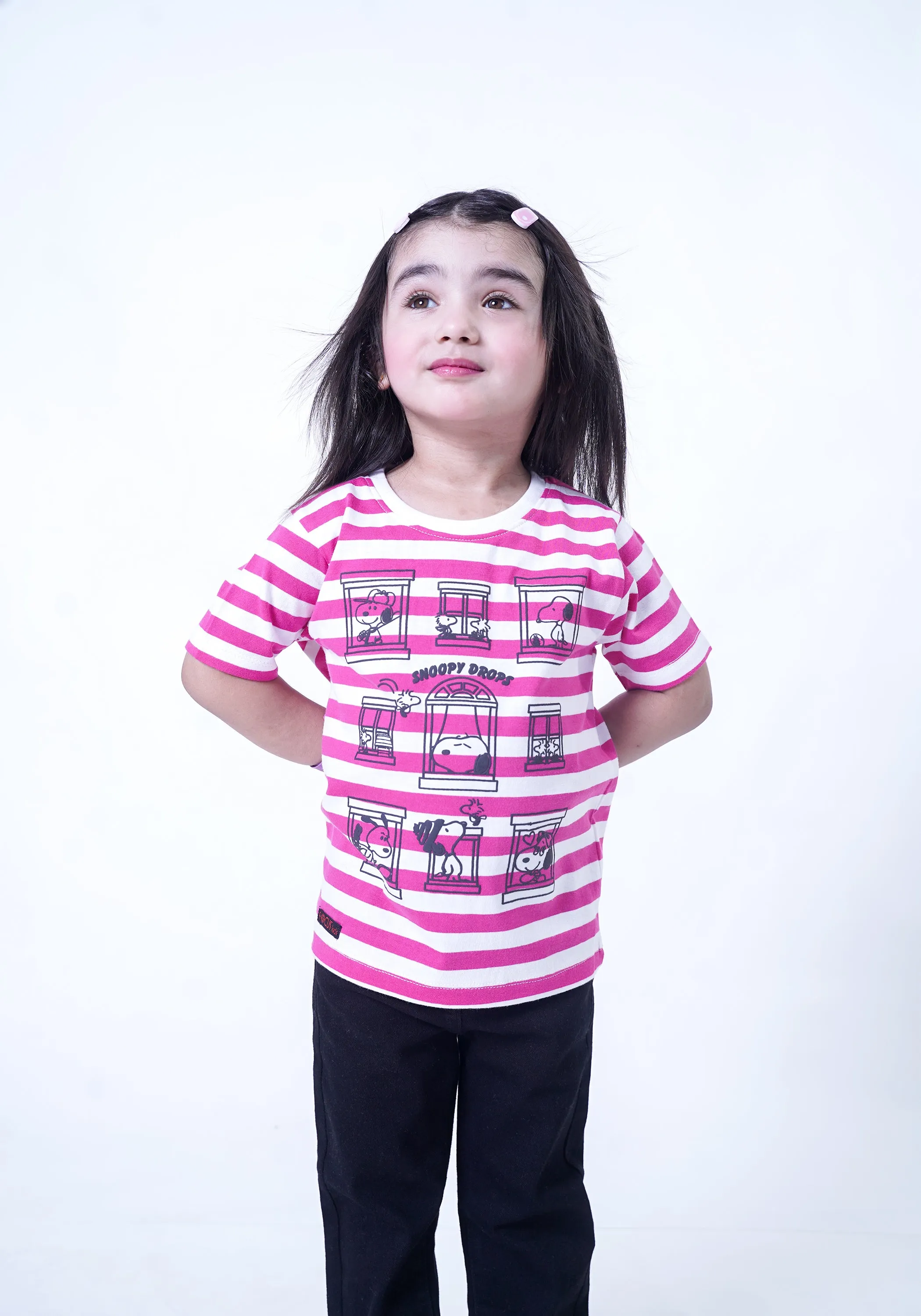 Mini Girl Hot Pink T-Shirt