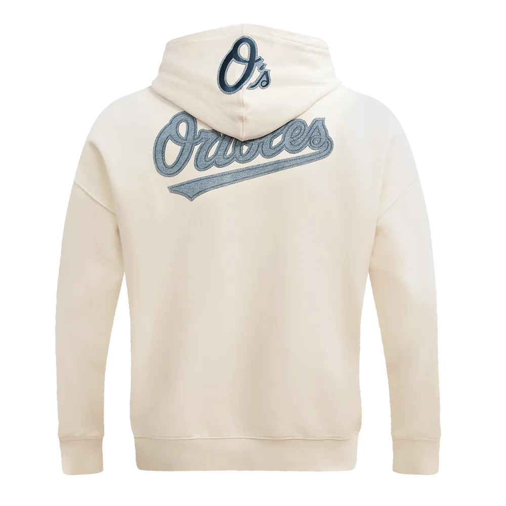 MLB BALTIMORE ORIOLES VARSITY BLUES MEN'S PO HOODIE (LINEN)