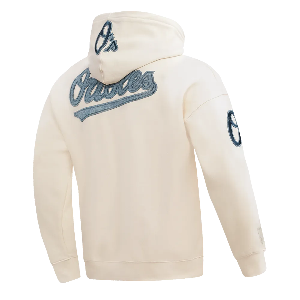 MLB BALTIMORE ORIOLES VARSITY BLUES MEN'S PO HOODIE (LINEN)