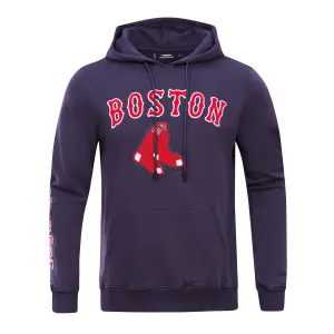 MLB BOSTON RED SOX CLASSIC MEN'S PO HOODIE (MIDNIGHT NAVY)