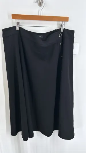 New Talbots Black Skirt, 22W