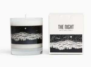 Night Rocks Glass Candle