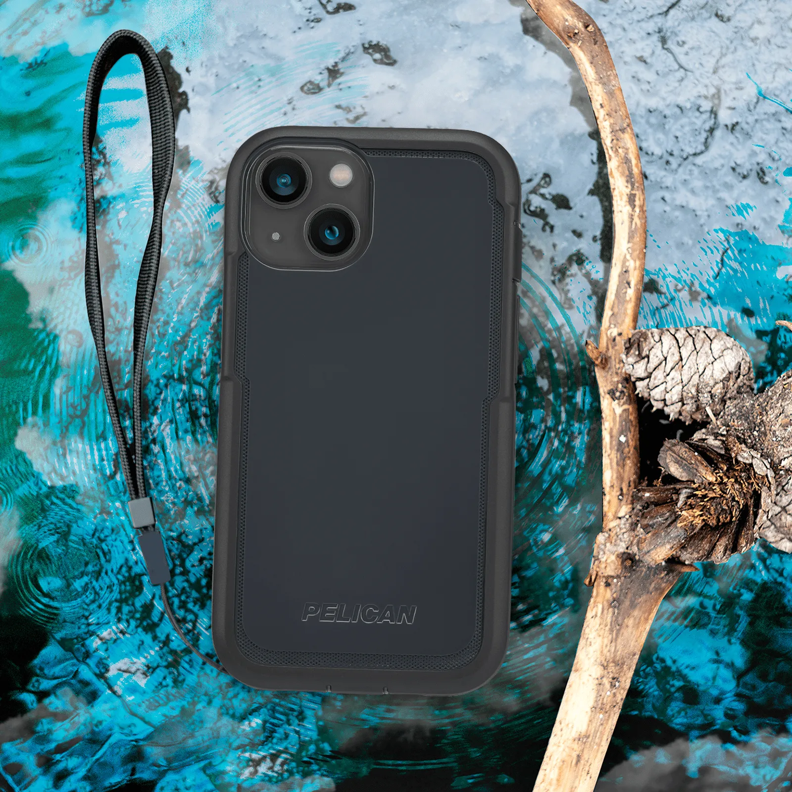 Pelican Marine Active Case for iPhone 13 Devices - Black